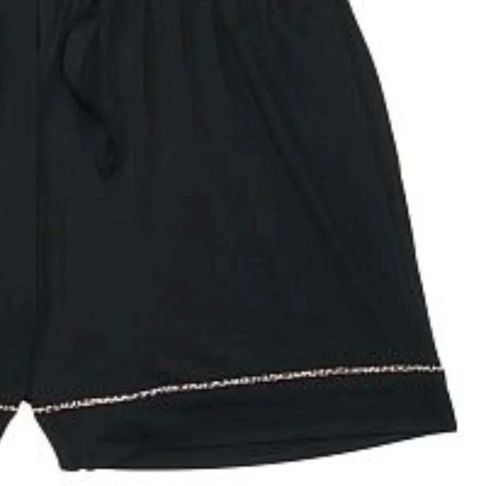 L VS Short PJ Set Black with Leopard Piping Heavenly Modal Softest PJs NWT - Picture 7 of 11